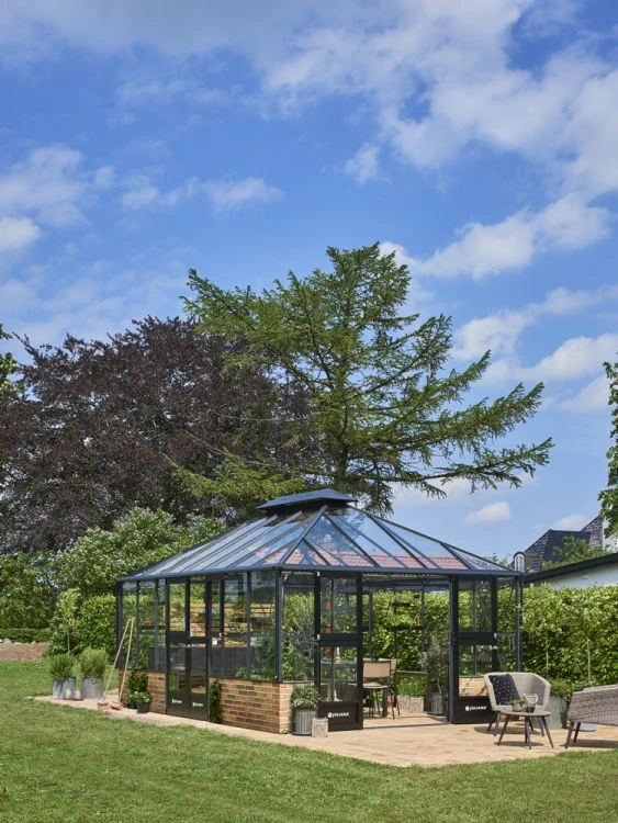 Royal Well Extra Zwarte Deur Oase 18,8 Grand Oase Antracietgrijs - 7 Secties - Afbeelding 4